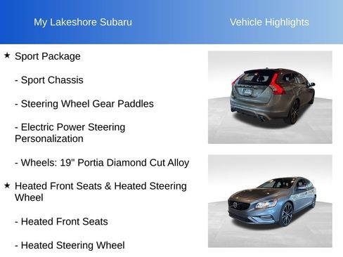 Used 2018 Volvo V60 T5 Dynamic w/ Vision Package image 12