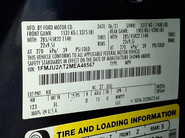 Certified 2021 Ford Expedition Limited AWD/4WD image 33