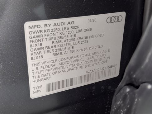 New 2026 Audi Q3 quattro 2.0T image 27