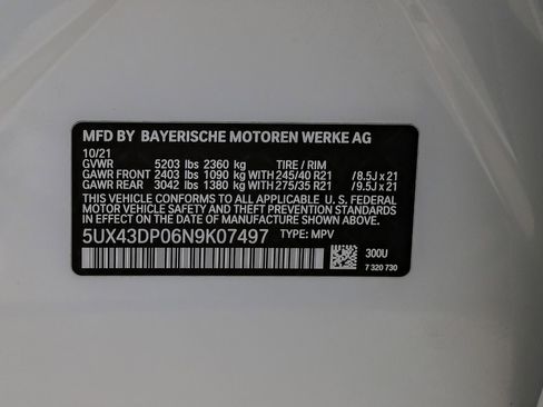 Used 2022 BMW X3 sDrive30i w/ M Sport Package RWD image 63