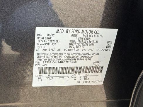 Used 2019 Ford Edge SEL w/ Equipment Group 201A AWD/4WD image 30