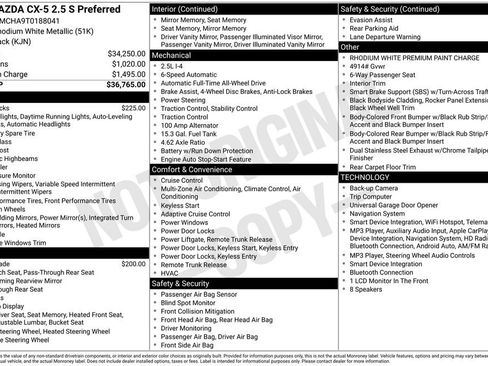 New 2026 MAZDA CX-5 Preferred AWD/4WD image 35