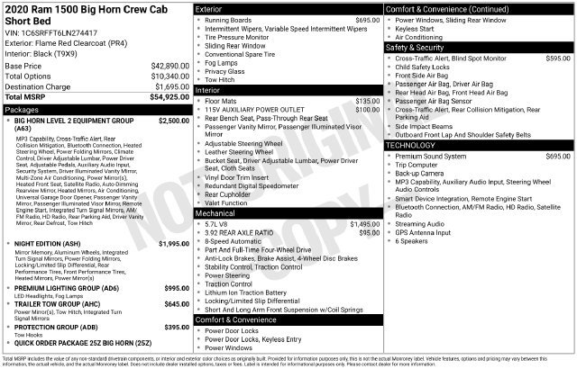 Used 2020 RAM 1500 Big Horn AWD/4WD image 33