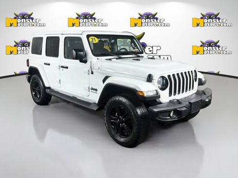 Used 2021 Jeep Wrangler Unlimited Sahara AWD/4WD image 3