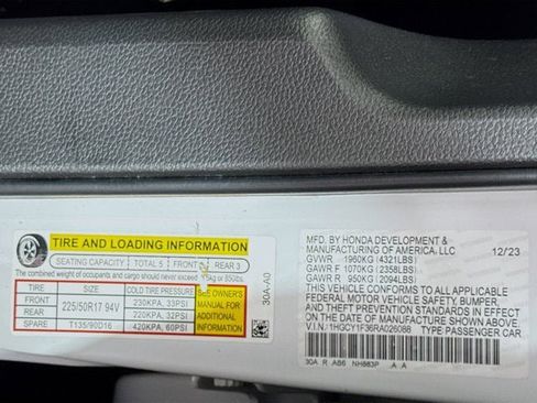 Used 2024 Honda Accord EX image 31