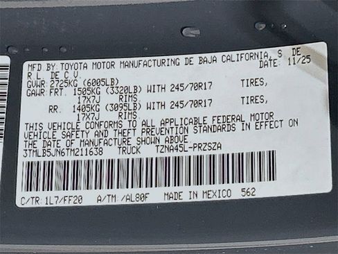 New 2026 Toyota Tacoma TRD Sport image 27