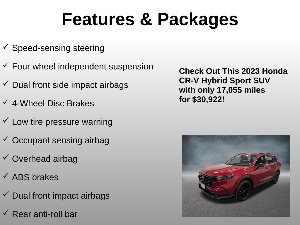 Certified 2023 Honda CR-V Sport image 12
