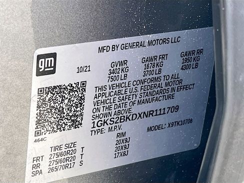 Used 2022 GMC Yukon SLT w/ SLT Premium Package AWD/4WD image 35