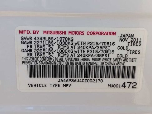 Used 2012 Mitsubishi Outlander Sport ES image 35