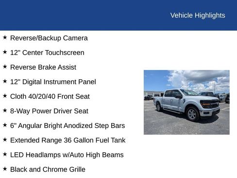 Certified 2025 Ford F150 XLT w/ Equipment Group 301A Standard RWD image 27