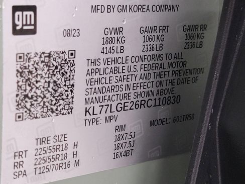 Certified 2024 Chevrolet Trax RS w/ Driver Confidence Package image 26