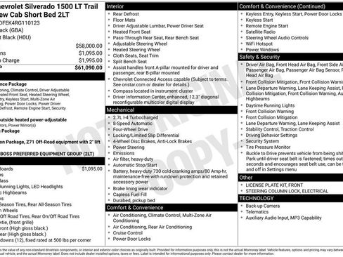 Used 2024 Chevrolet Silverado 1500 LT Trail Boss AWD/4WD image 5