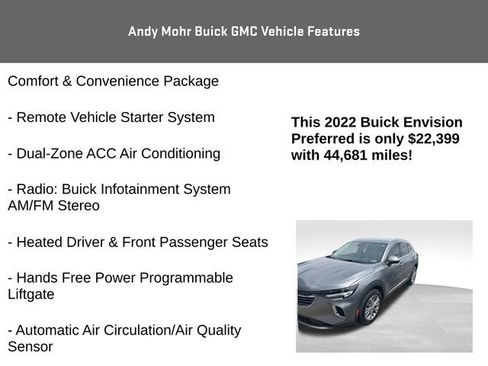 Used 2022 Buick Envision Preferred image 6