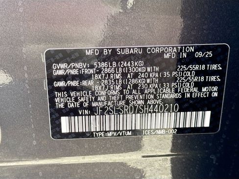 New 2025 Subaru Forester Limited image 43