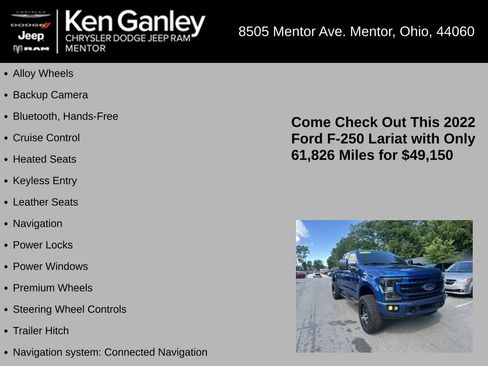 Used 2022 Ford F250 Lariat AWD/4WD image 5