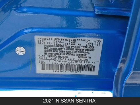 Used 2021 Nissan Sentra SV FWD image 25
