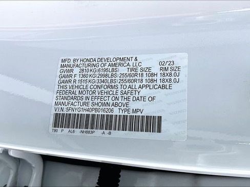 Certified 2023 Honda Pilot EX-L image 19