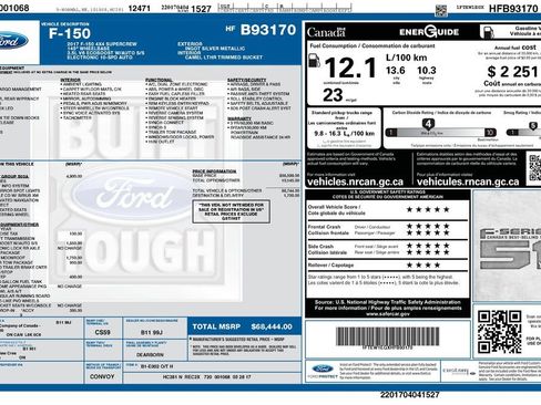 Used 2017 Ford F150 Lariat w/ Equipment Group 502A Luxury AWD/4WD image 3