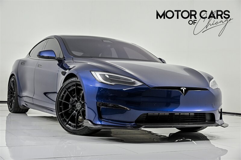 Used 2021 Tesla Model S Plaid AWD/4WD image 1