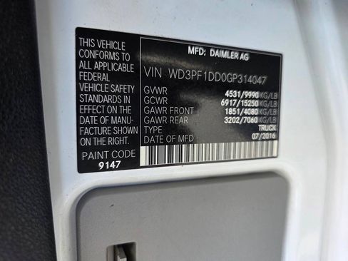 Used 2016 Mercedes-Benz Sprinter 3500 image 22