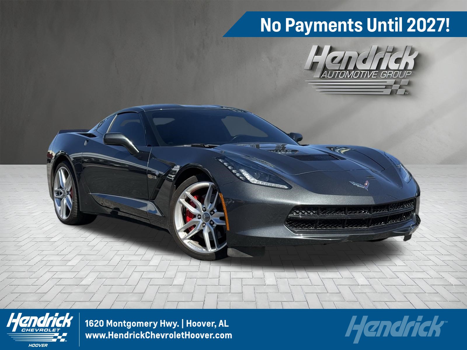 Used 2017 Chevrolet Corvette Stingray Coupe w/ Z51 1LT RWD image 1