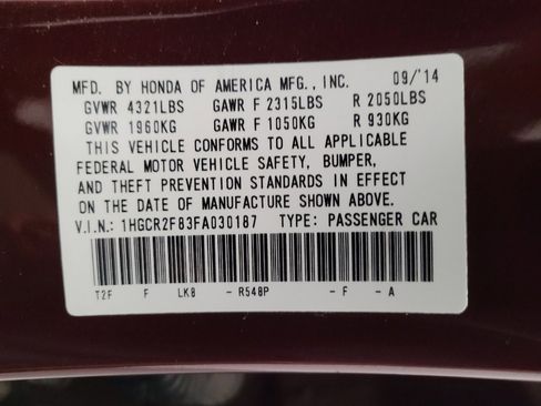 Used 2015 Honda Accord EX-L image 33