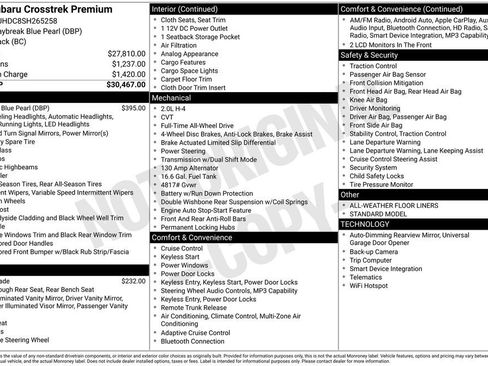 Certified 2025 Subaru Crosstrek 2.0i Premium image 4