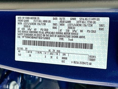 New 2026 Ford F350 Lariat w/ Black Appearance Package image 21