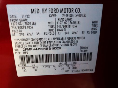 Certified 2022 Ford Edge SEL w/ Convenience Package image 22