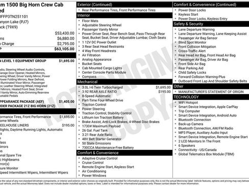 Used 2026 RAM 1500 Big Horn AWD/4WD image 11