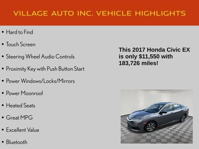 Used 2017 Honda Civic EX image 7