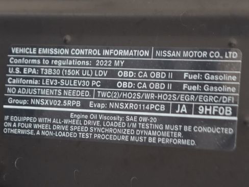 Used 2022 Nissan Altima 2.5 SL FWD image 12
