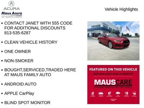 Used 2023 Acura TLX w/ Technology Package FWD image 8