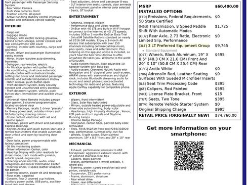 Used 2016 Chevrolet Corvette Stingray Coupe w/ 3LT Preferred Equipment Group image 3