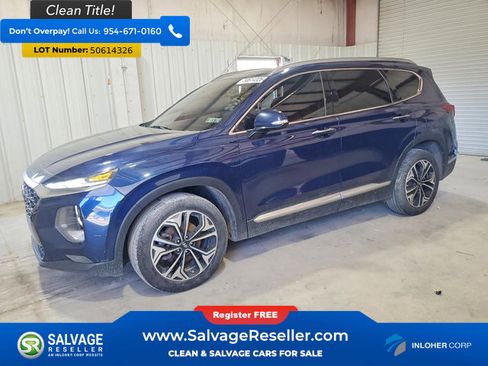 Used 2019 Hyundai Santa Fe Limited AWD/4WD image 1