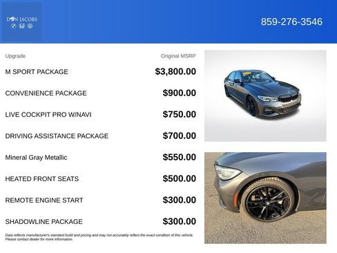 Used 2021 BMW 330i Sedan w/ M Sport Package RWD image 5