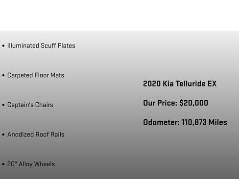 Used 2020 Kia Telluride EX w/ EX Premium Package AWD/4WD image 18