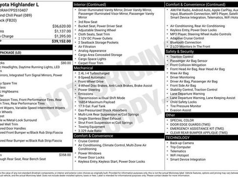 Used 2023 Toyota Highlander L image 50