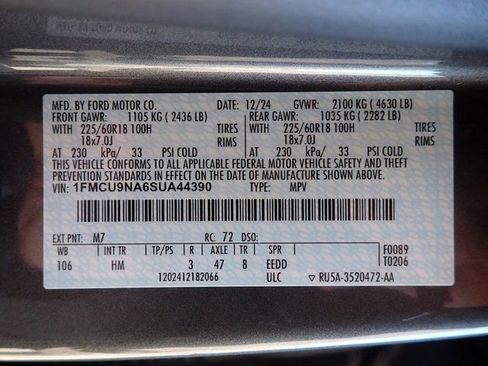 Certified 2025 Ford Escape ST-Line Select image 21