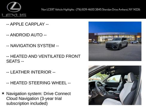 Used 2026 Lexus TX 500h AWD w/ Technology Package image 7