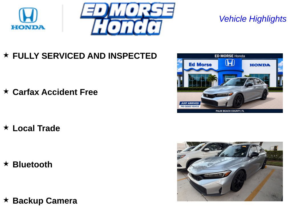 Used 2025 Honda Civic Sport image 6