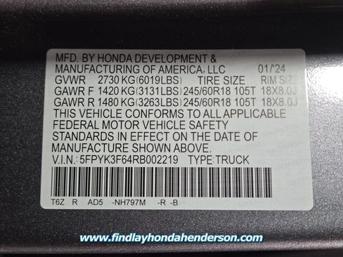 Certified 2024 Honda Ridgeline TrailSport image 14