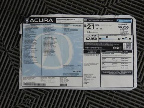 Used 2026 Acura MDX w/ Technology Package image 9