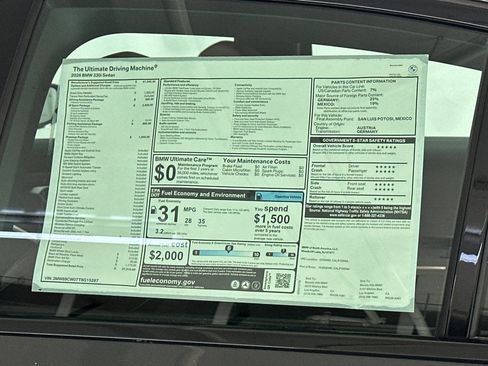 New 2026 BMW 330i Sedan w/ M Sport Package image 29