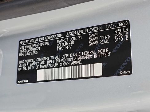 Certified 2024 Volvo XC90 B6 Plus image 25