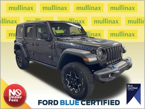 Used 2021 Jeep Wrangler Unlimited Rubicon 4xe w/ Cold Weather Group image 1