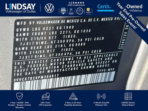 Certified 2023 Volkswagen Taos S image 27