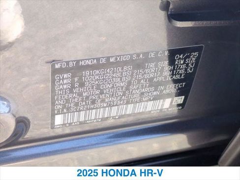 Used 2025 Honda HR-V LX image 26