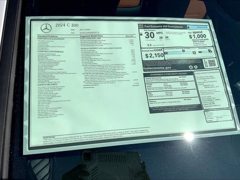 Certified 2024 Mercedes-Benz C 300 Sedan image 20