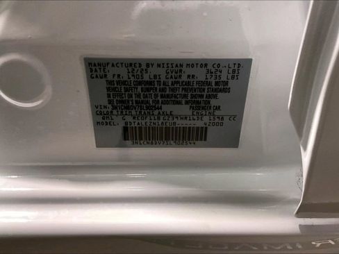 New 2025 Nissan Versa S w/ Trunk Package image 19